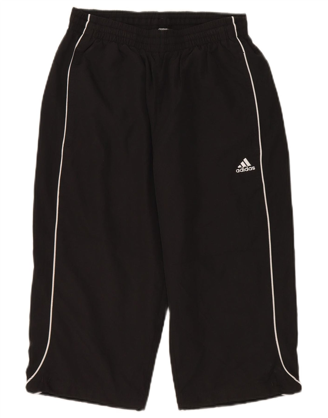 Спортивные шорты-бермуды Adidas Climalite для мальчиков 15-16 лет, черный полиэстер