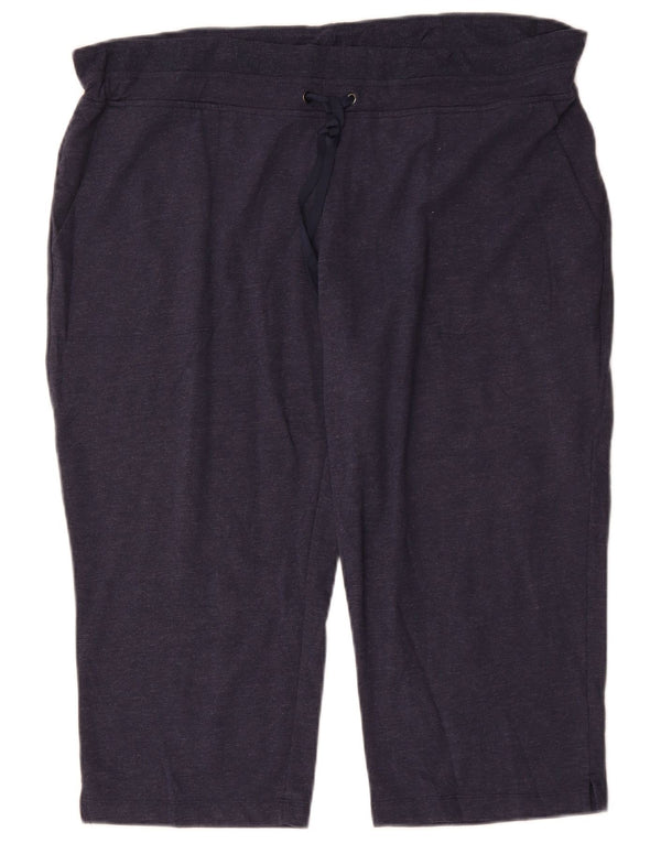 EDDIE BAUER Женские спортивные брюки-капри UK 20 2XL темно-синие хлопковые