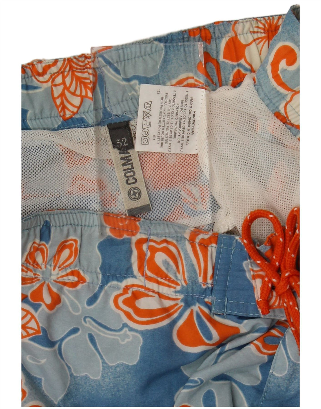 Мужские шорты для плавания Colmar EU 52, большой синий цветочный принт, полиамид