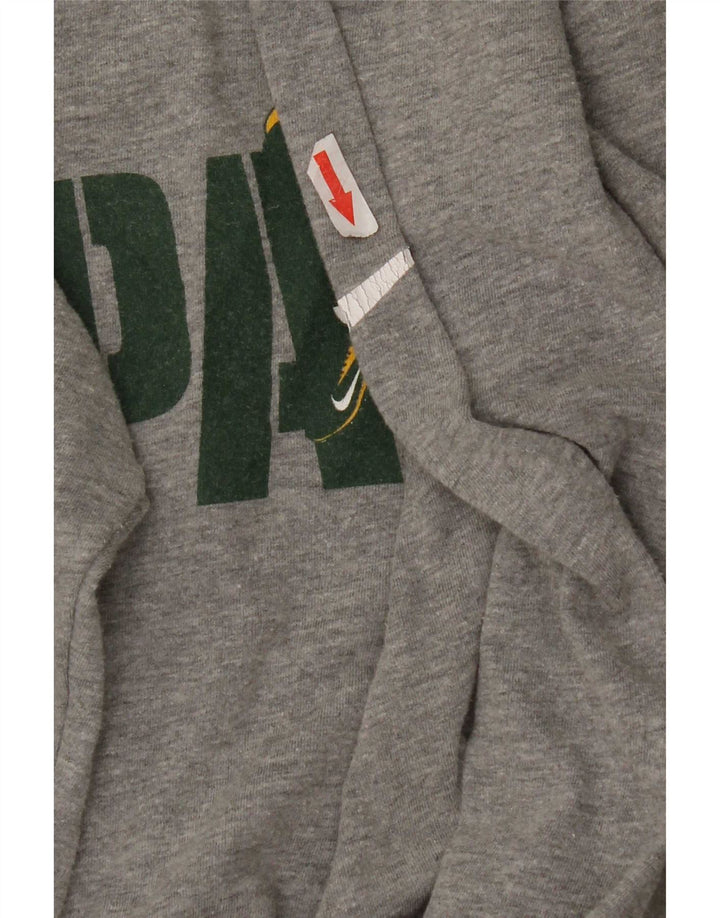 Мужские кроссовки Nike Packers с графическим рисунком и длинными рукавами, маленький серый хлопок