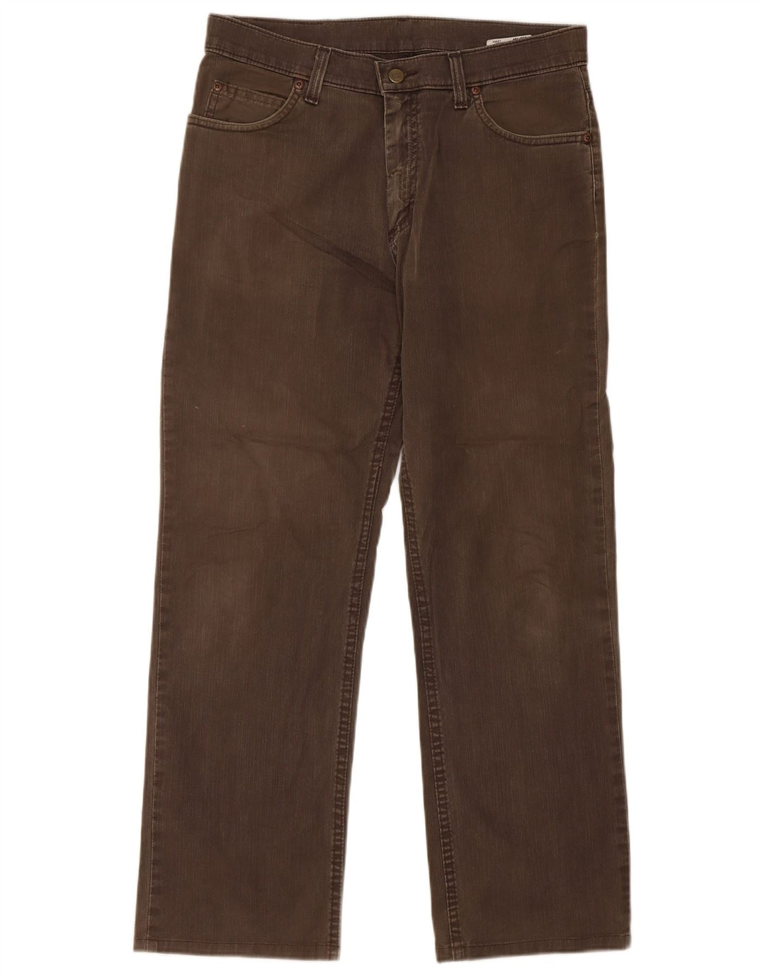 Мужские прямые джинсы Lee W32 L29 коричневые, хлопок