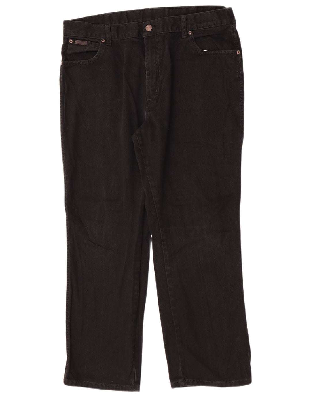 Мужские прямые джинсы Wrangler Texas W40 L30, черный хлопок