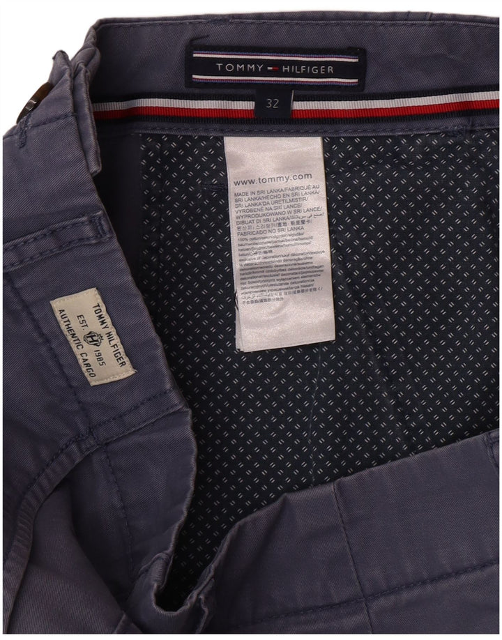Мужские шорты карго Tommy Hilfiger W32, средний синий хлопок