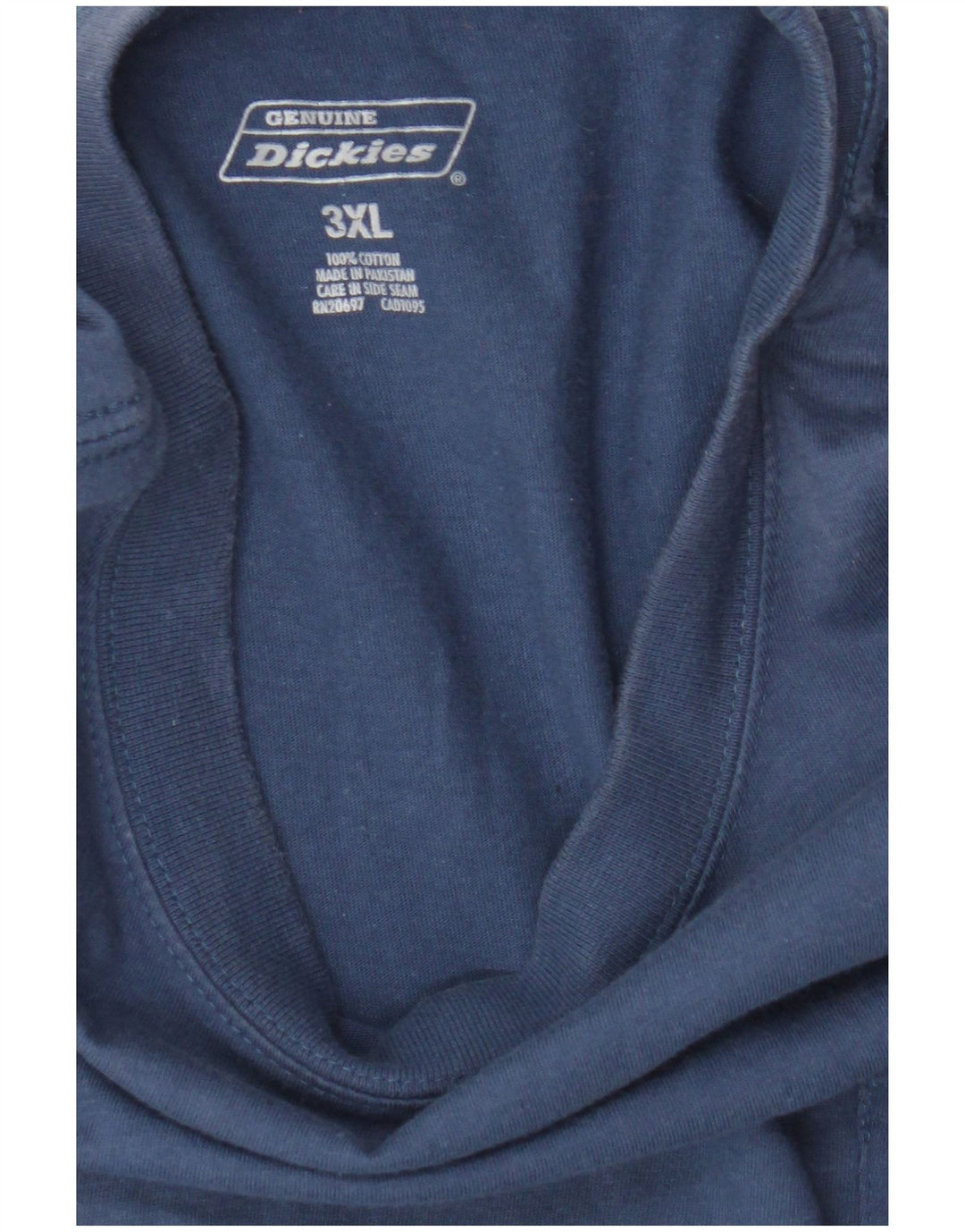 Мужская футболка Dickies Top 3XL, синяя, хлопок