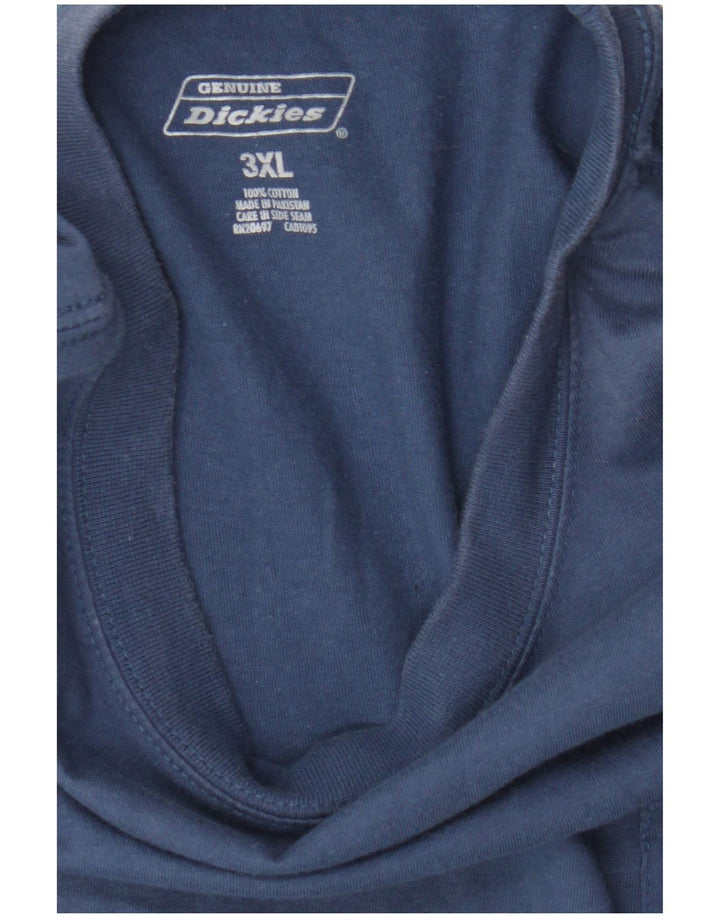 Мужская футболка Dickies Top 3XL, синяя, хлопок