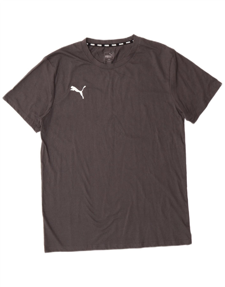 Мужская футболка PUMA, большой серый хлопок