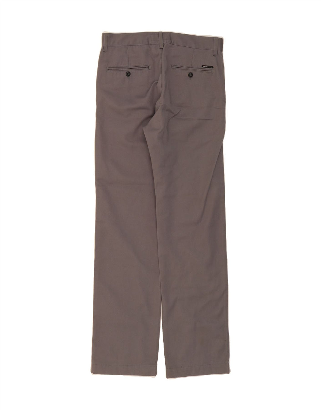 SIXTY Mens Straight Chino Trousers W31 L31 Grey Polyester Vintage Sixty and Second-Hand Sixty from Messina Hembry 