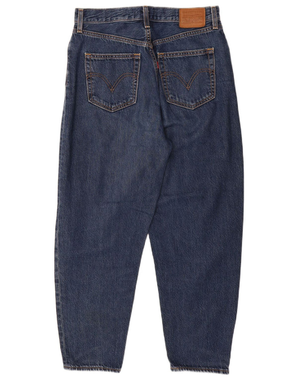 Женские свободные джинсы Levi's с высокой посадкой W28 L27, синий хлопок