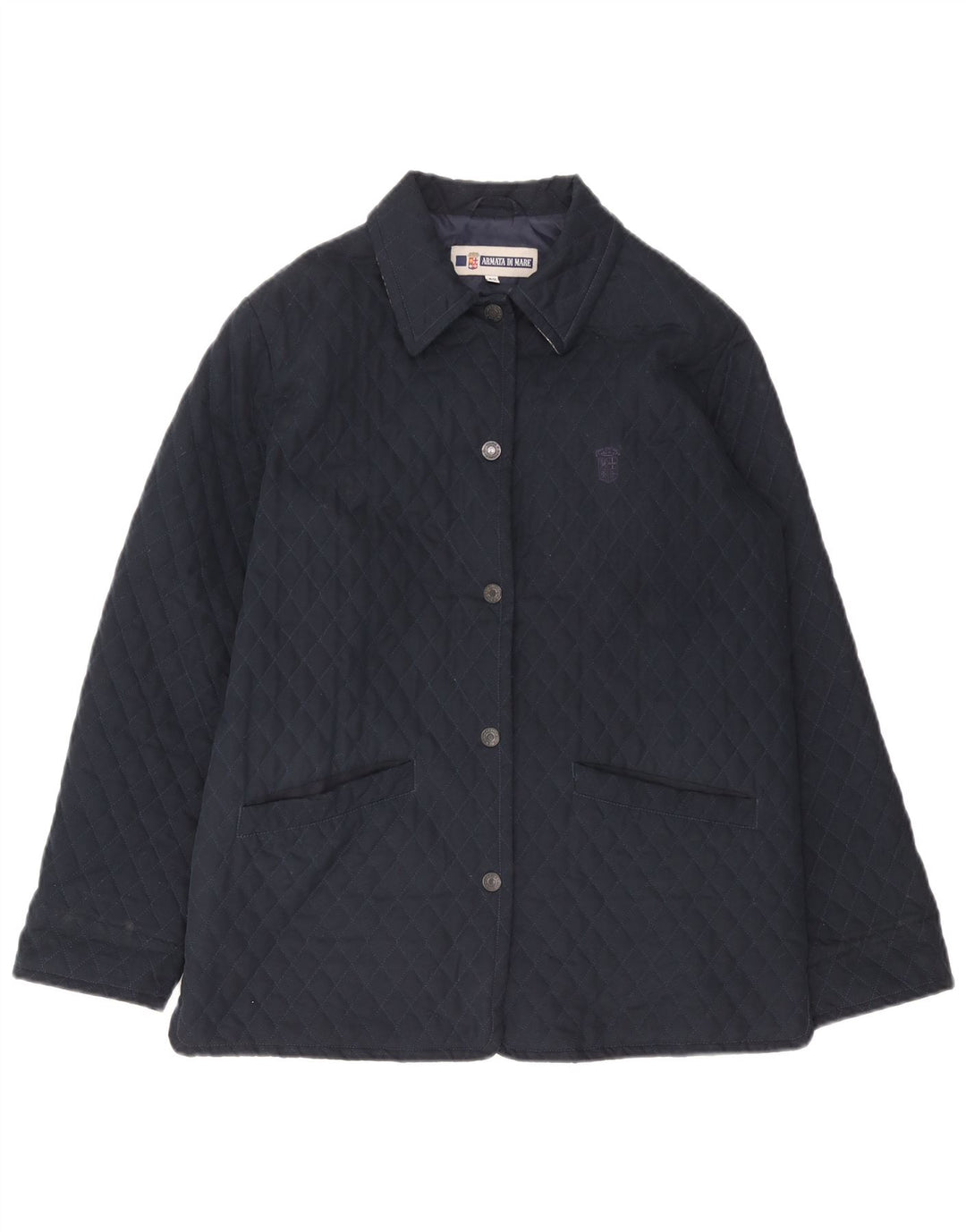 Куртка женская стеганая Armata Di Mare IT 42 Medium Navy Blue