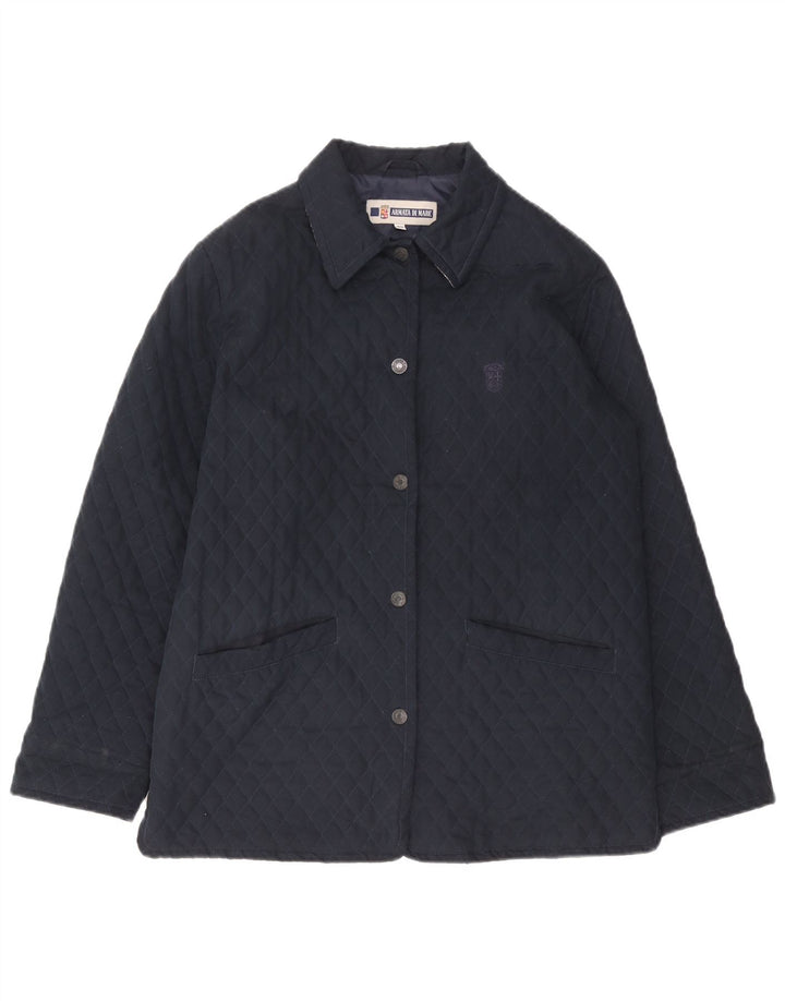 Куртка женская стеганая Armata Di Mare IT 42 Medium Navy Blue