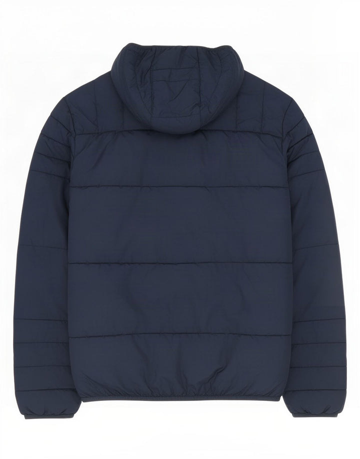Мужская утепленная куртка с капюшоном Jack & Jones UK 36, маленький темно-синий полиэстер