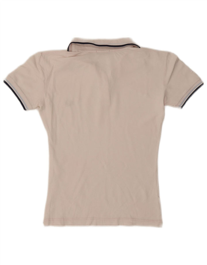 Женская рубашка поло Fred Perry UK 14, большая белая полоска