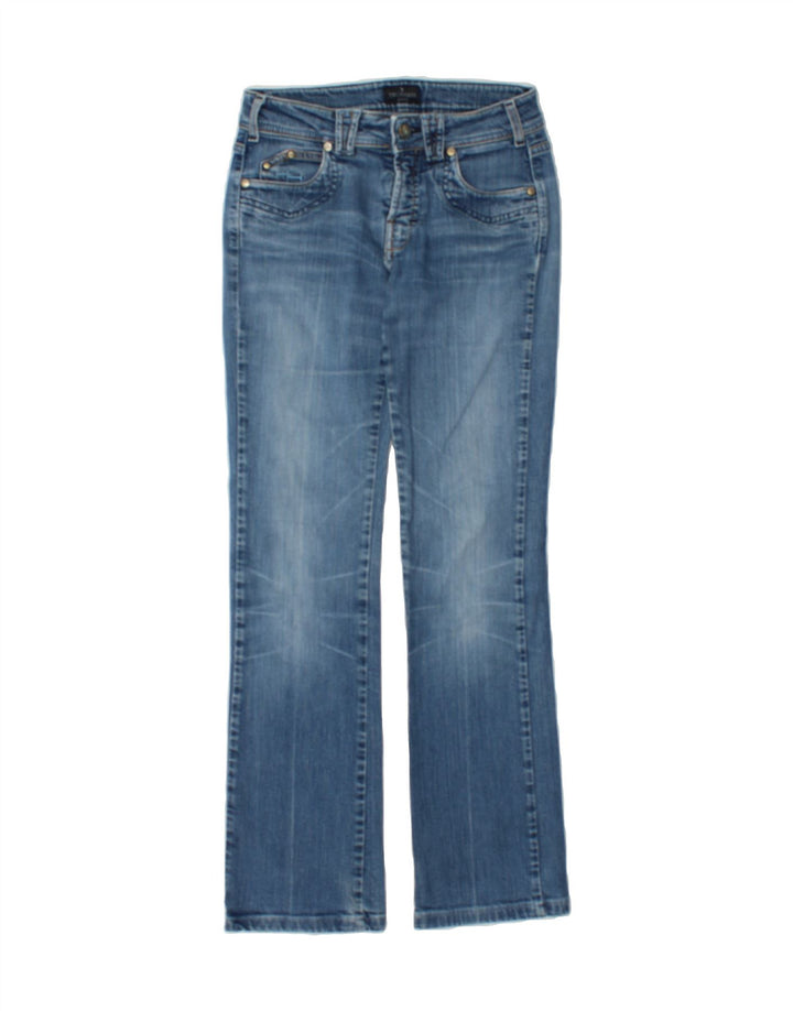 TRUSSARDI Womens Straight Jeans W25 L29 Navy Blue Cotton Vintage Trussardi and Second-Hand Trussardi from Messina Hembry 
