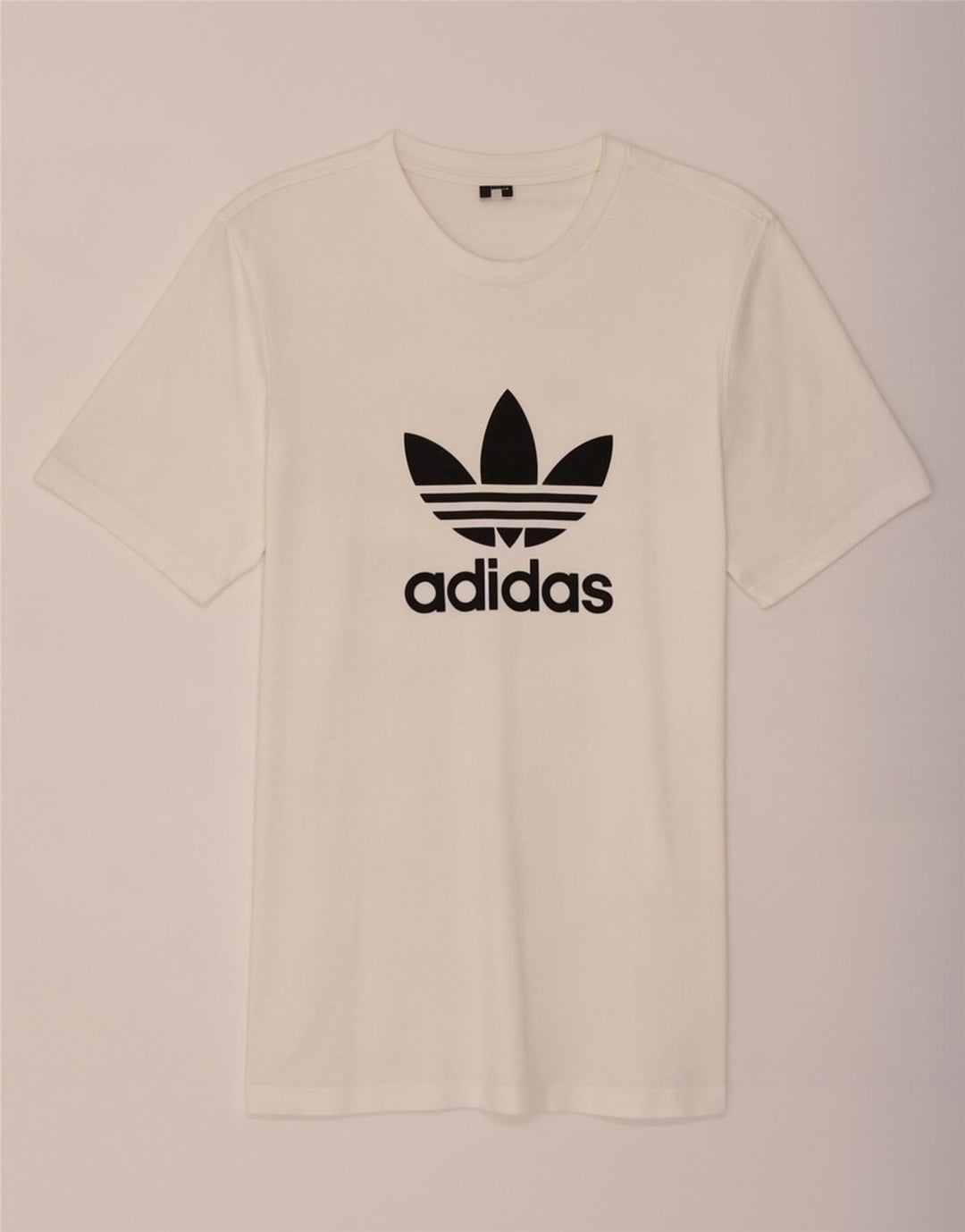 Adidas Мужская футболка с рисунком Топ среднего размера, белый хлопок