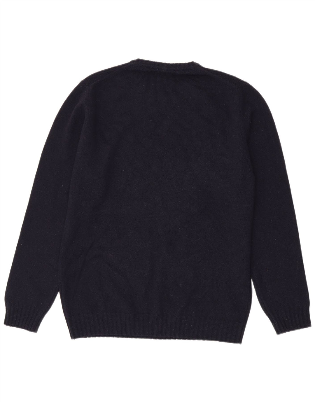 Мужской свитер с круглым вырезом Massimo Dutti XL темно-синий