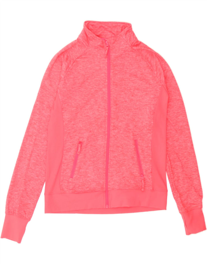 MOUNTAIN WAREHOUSE Womens Tracksuit Top Jacket UK 12 Medium  Pink Vintage Mountain Warehouse and Second-Hand Mountain Warehouse from Messina Hembry 