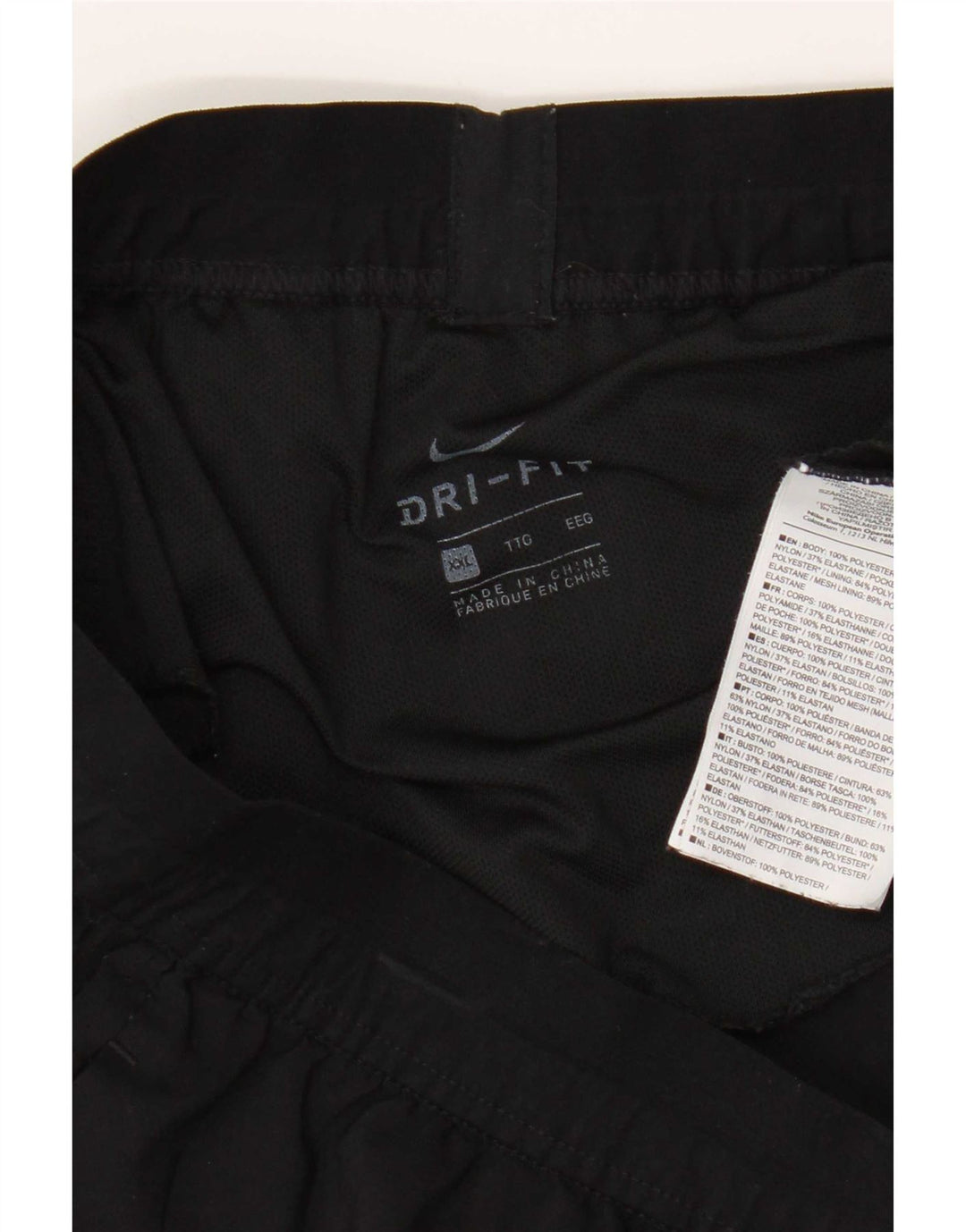 Женские спортивные шорты Nike Dri Fit 2XL, черный полиэстер