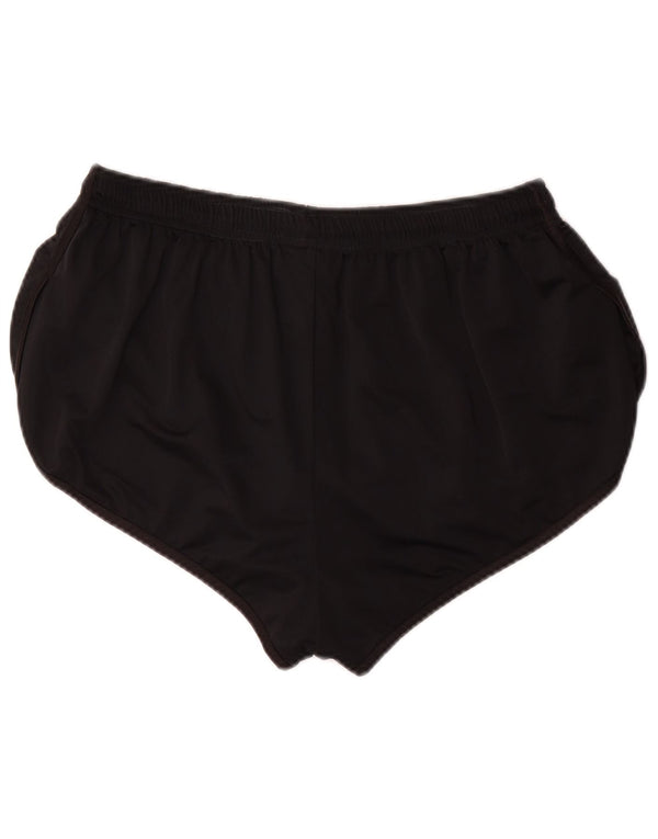 Женские спортивные шорты Diadora UK 14, большие черные полиэстер с геометрическим рисунком