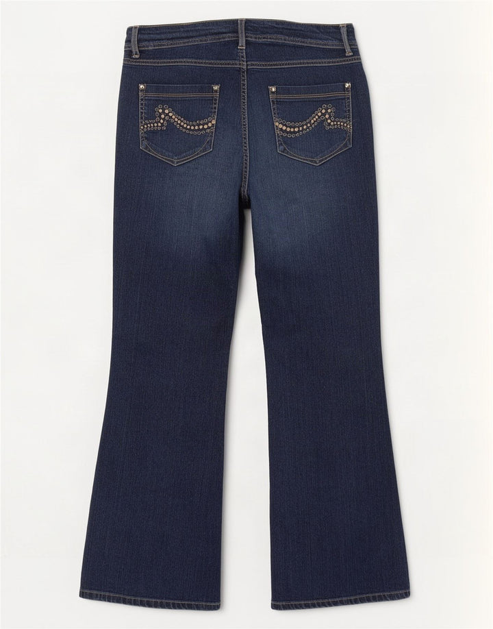Женские джинсы Bootcut Marks & Spencer UK 16, большие W36 L30, темно-синие