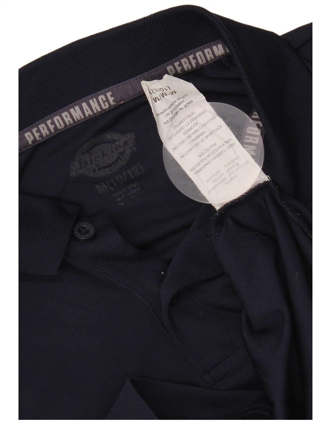 Рубашка-поло Dickies для мальчиков 10–11 лет, средний темно-синий полиэстер