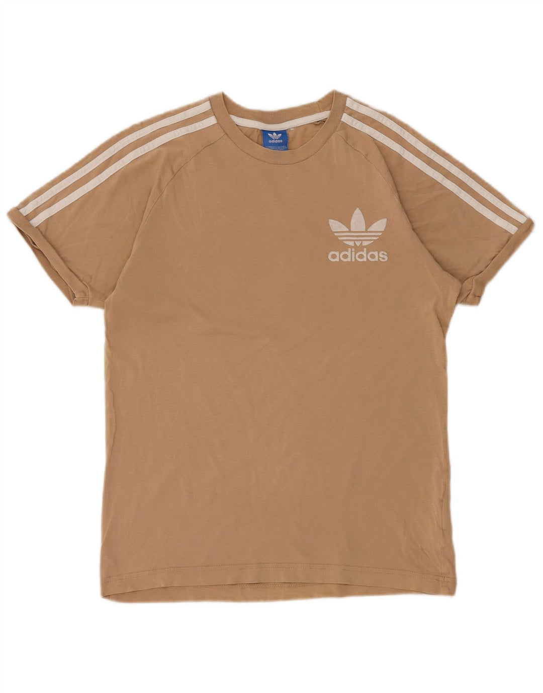 Женская футболка ADIDAS Top UK 12 Medium Бежевый Хлопок