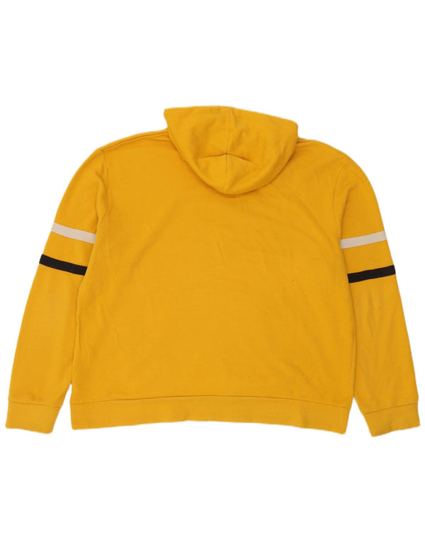Мужской джемпер с капюшоном Nike Track&Field, Великобритания 47/49, 2XL, желтая полоска