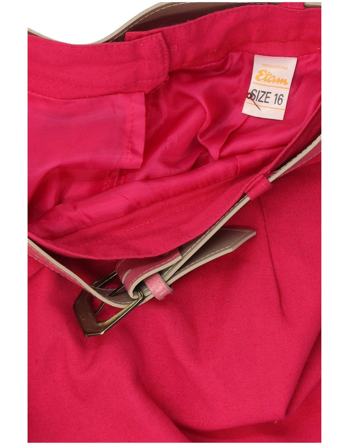 Женская юбка-карандаш ETAM UK 16, большая W32, розовый полиэстер