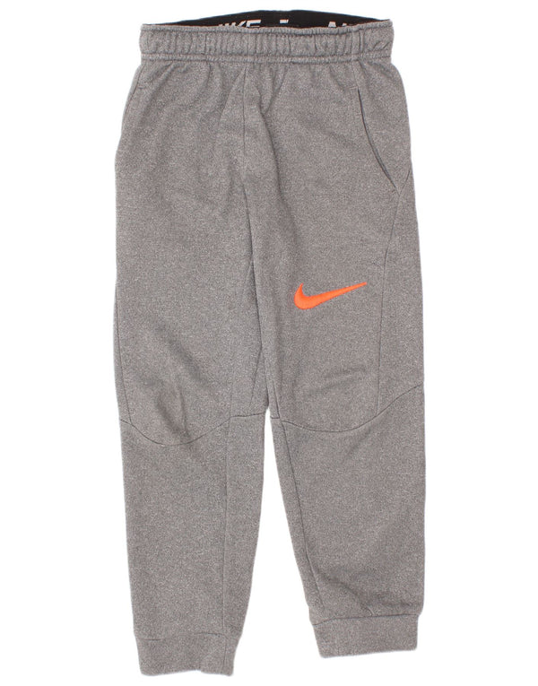 Спортивные брюки Dri Fit для мальчиков Nike, джоггеры, 5–6 лет, средний серый цвет с крапинками