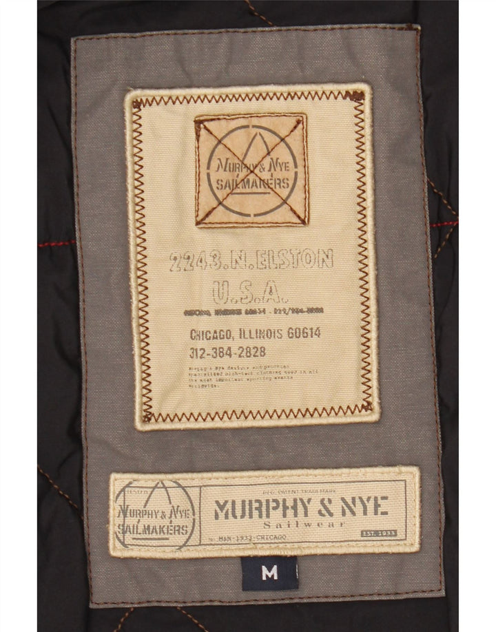 Мужская куртка-парка Murphy & Nye UK 38, хлопок среднего серого цвета