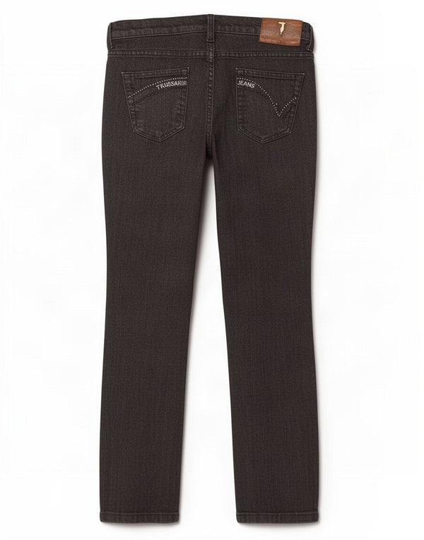 Женские прямые джинсы Trussardi W27 L29, серые, хлопок