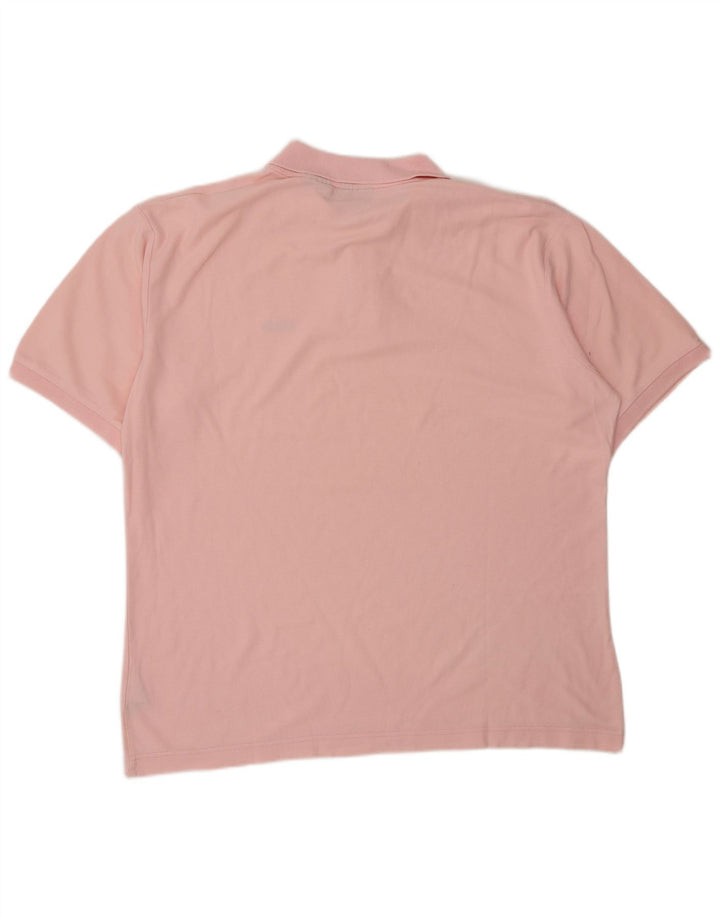 FILA Mens Polo Shirt XL Pink Cotton