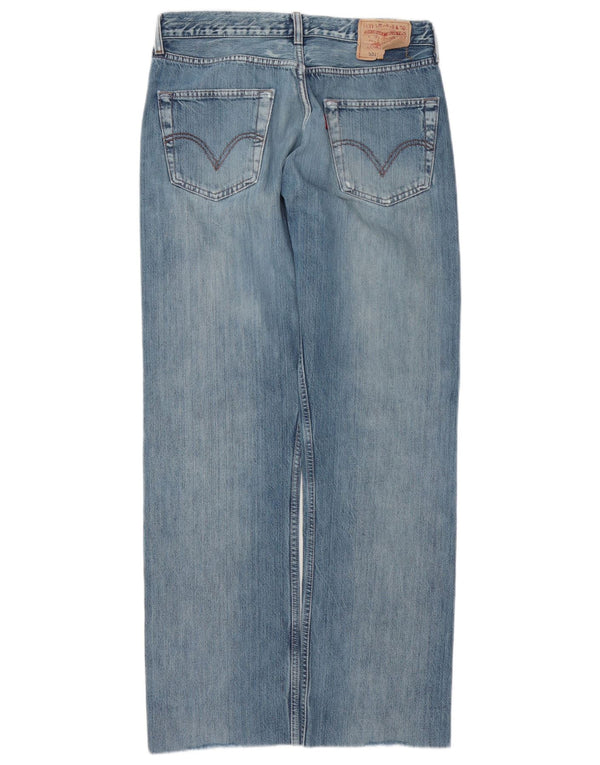 Мужские прямые джинсы LEVI'S 501 W32 L30 синие