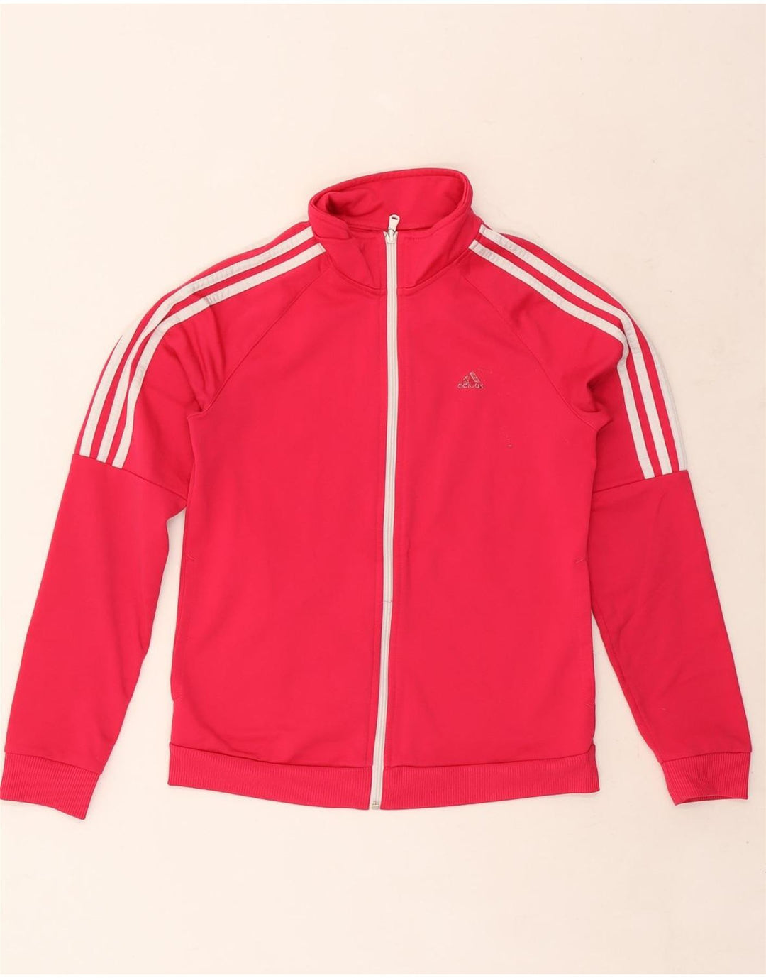 Женский спортивный костюм ADIDAS, верхняя куртка UK 4/6 XS, розовый полиэстер