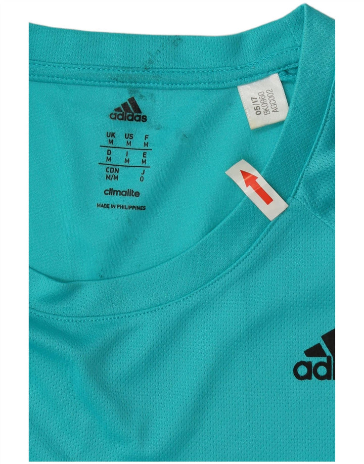 Мужская футболка Adidas Climalite Top Medium Бирюзовый
