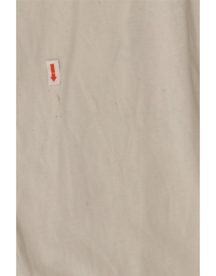 ADIDAS Mens Gallo Camp Graphic T-Shirt Top Small White Vintage Adidas and Second-Hand Adidas from Messina Hembry 