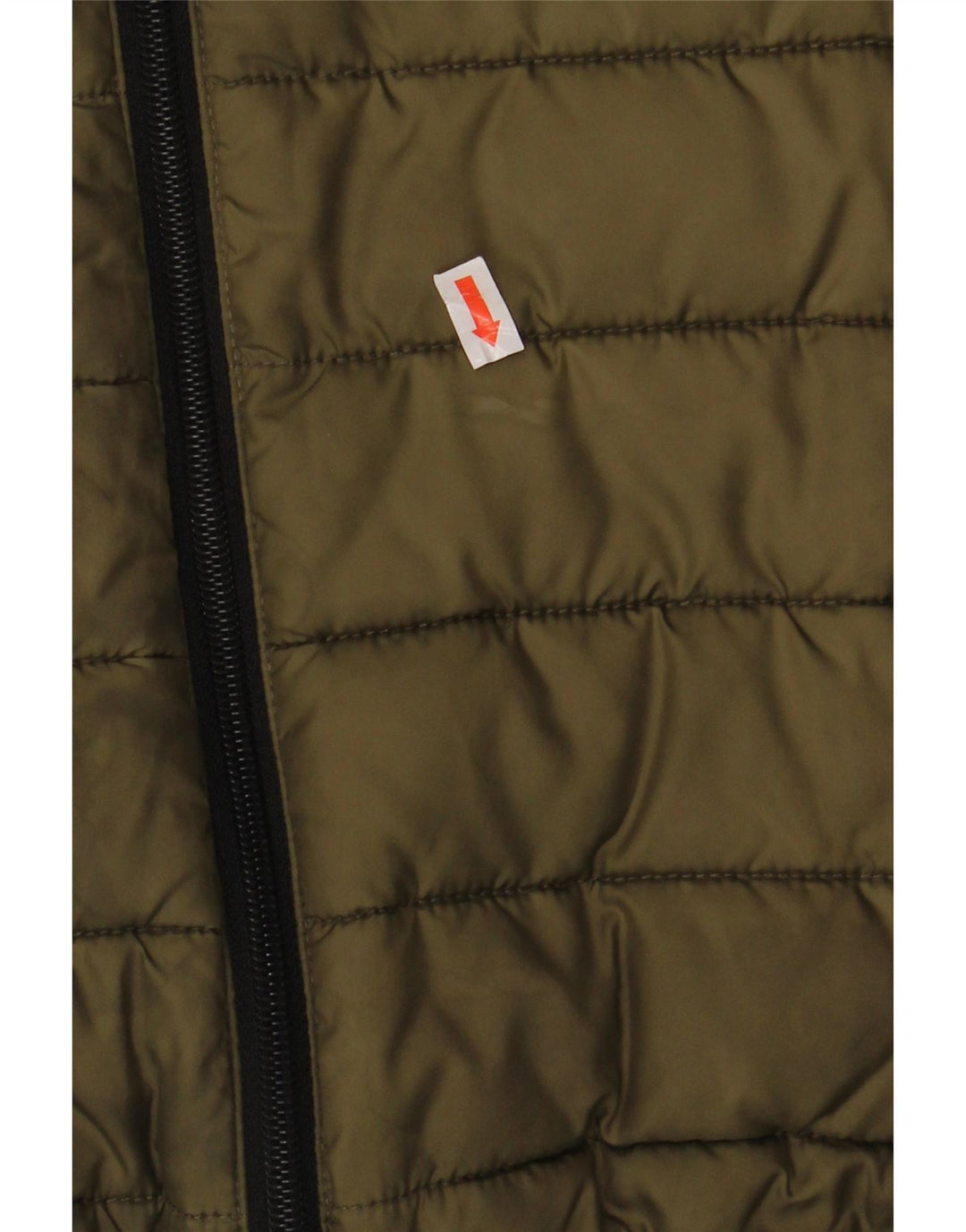 Мужская стеганая куртка Ellesse UK 36, маленький цвет хаки, полиэстер