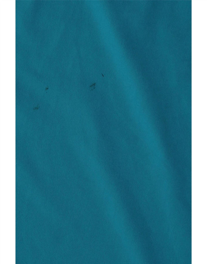 Мужской свитшот с воротником на молнии ADIDAS Climalite, синий полиэстер, XL