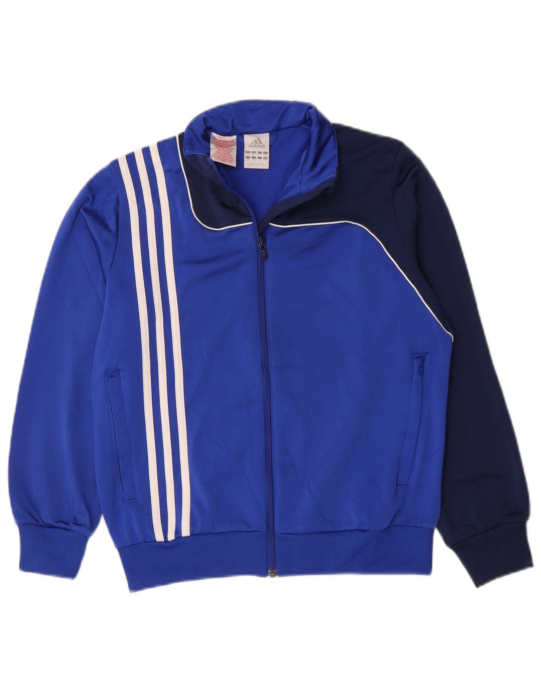 Спортивный костюм Adidas для мальчиков 11–12 лет, синий полиэстер с цветными блоками