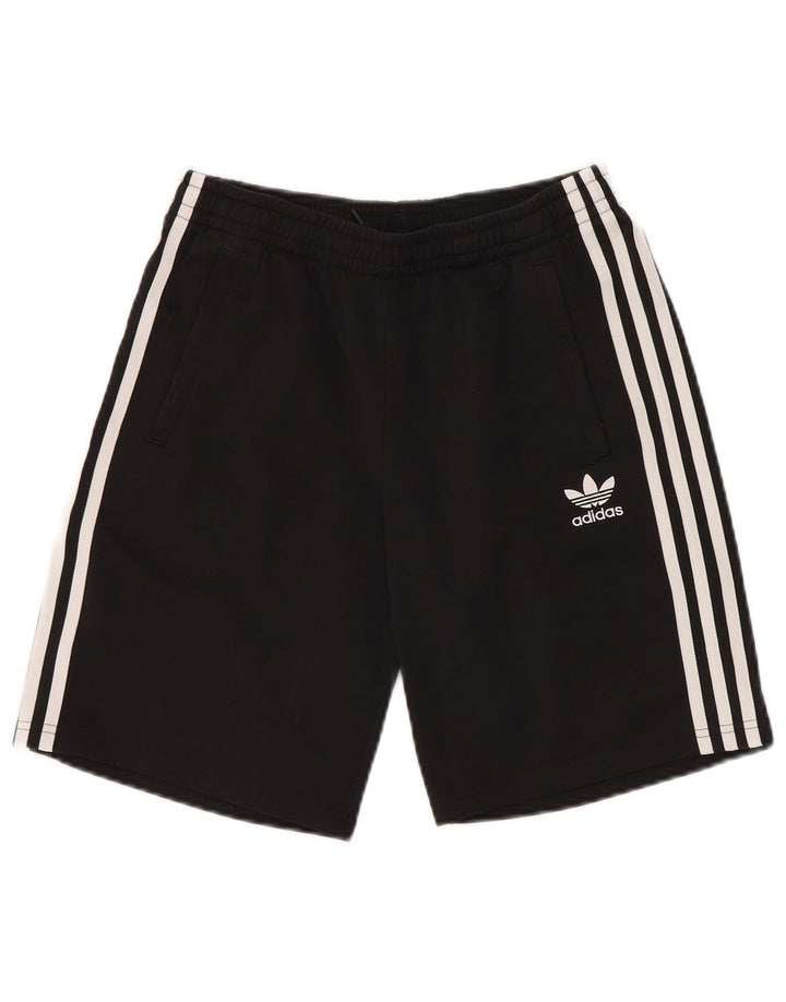 Спортивные шорты Adidas для мальчиков 13-14 лет, черный полиэстер