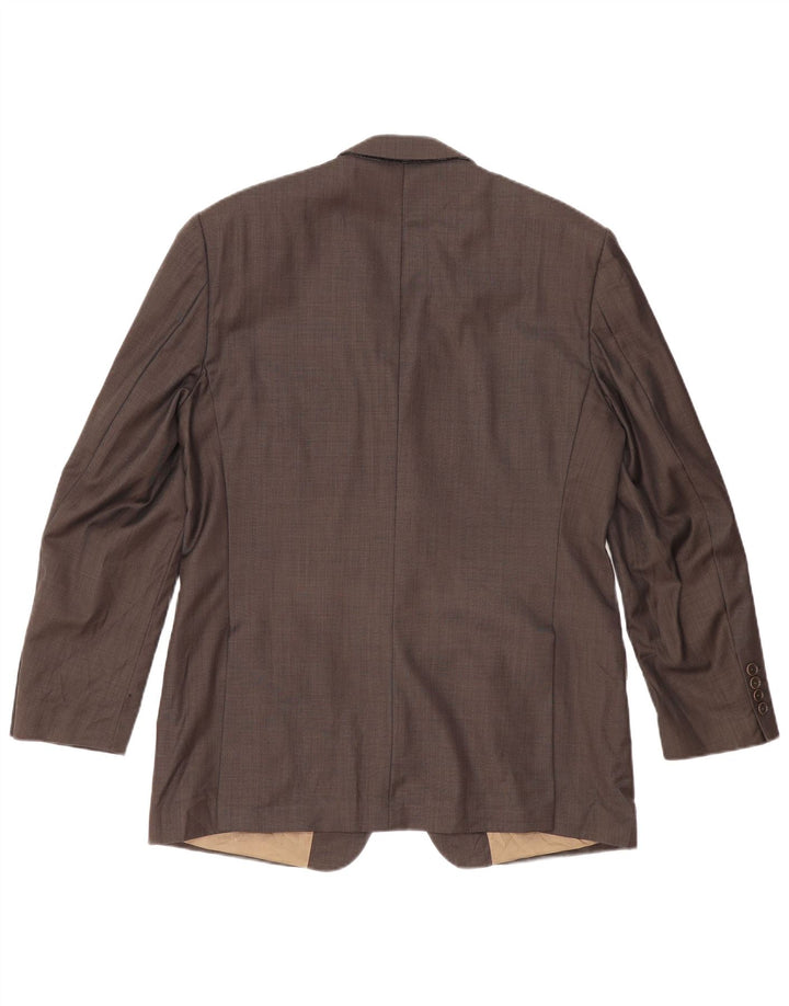 Мужской пиджак с 3 пуговицами Marks & Spencer UK 40, большой серый шерстяной