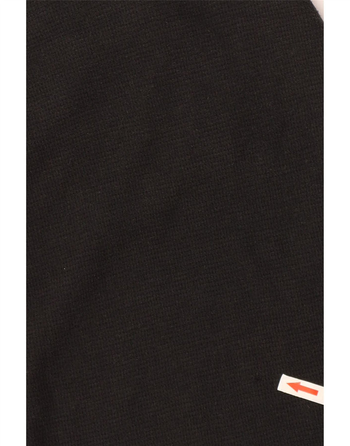 Мужской топ с длинным рукавом Ralph Lauren, большой черный хлопок