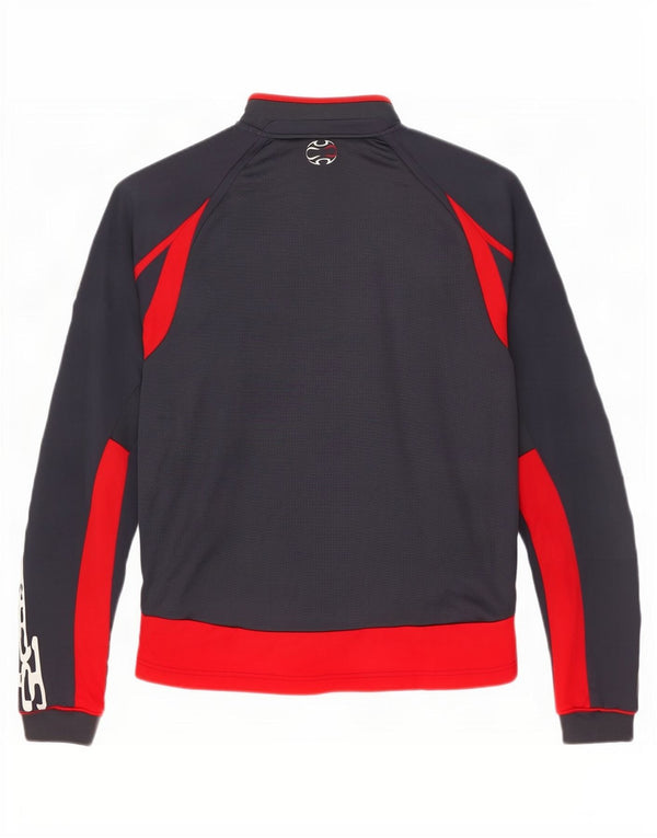 Мужской топ Adidas Liverpool с графическим рисунком с длинным рукавом, Великобритания 44/46, большой темно-синий