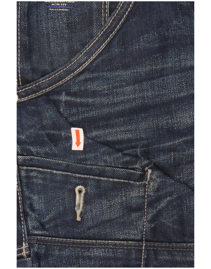 Jack & Jones Мужские джинсовые шорты карго среднего размера W32 Темно-синие хлопковые