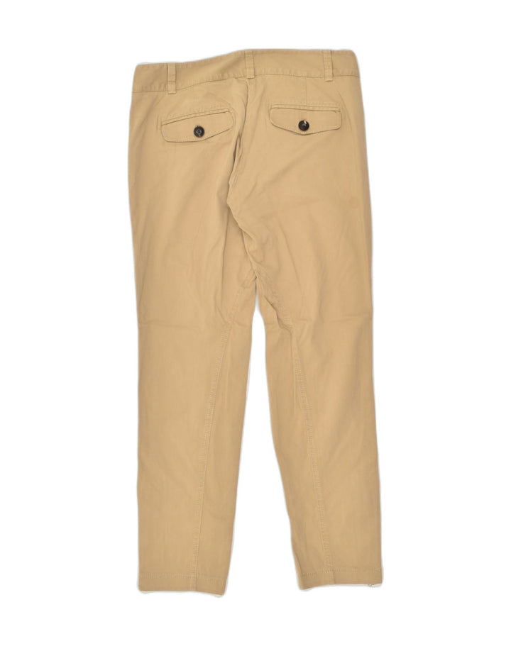 MASSIMO DUTTI Womens Slim Chino Trousers EU 40 Medium W30 L29 Beige Cotton | Vintage Massimo Dutti | Thrift | Second-Hand Massimo Dutti | Used Clothing | Messina Hembry 