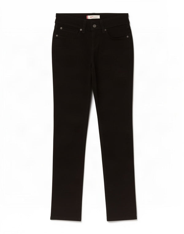 Женские узкие джинсы Levi's 571 W27 L29, черный хлопок