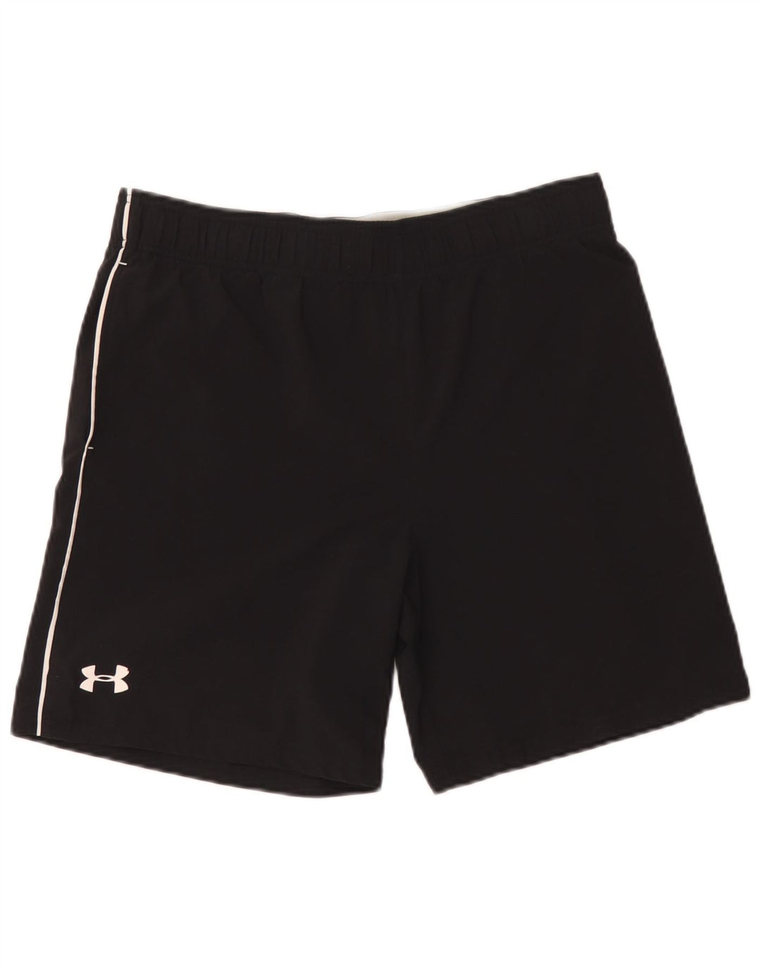 Мужские спортивные шорты с рисунком Under Armour, средний черный, полиэстер