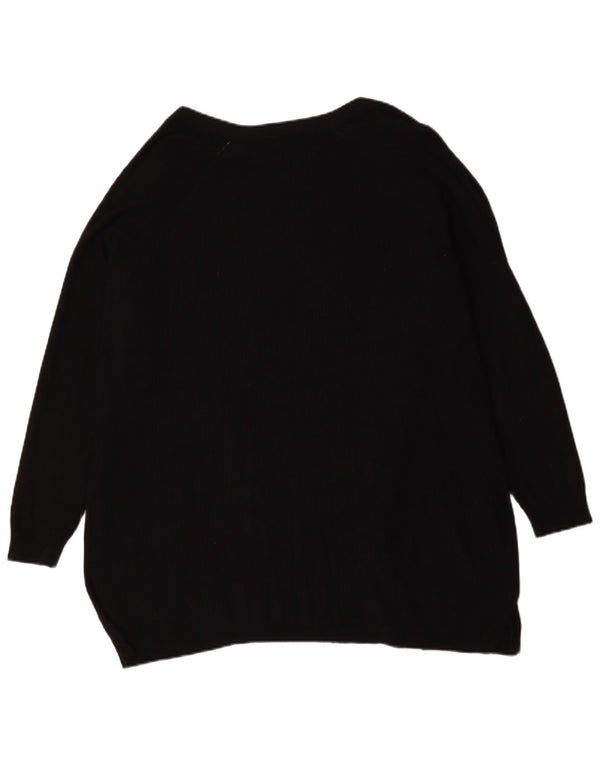 Женский удлиненный открытый кардиган Marks & Spencer UK 18 XL, черный