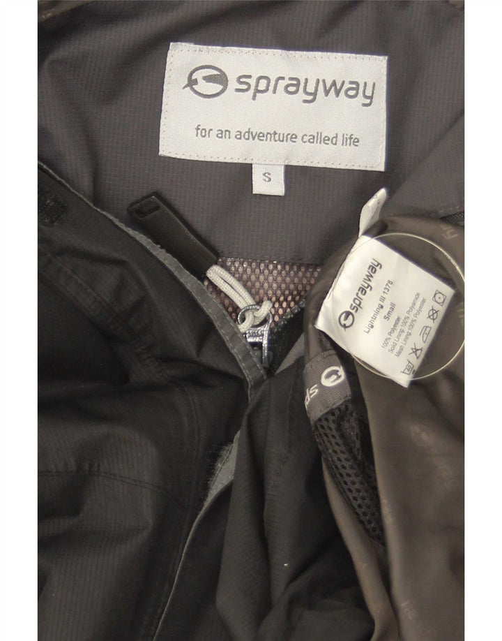 Мужская ветровка Sprayway UK 36, маленькая, черная, полиэстер с цветными блоками