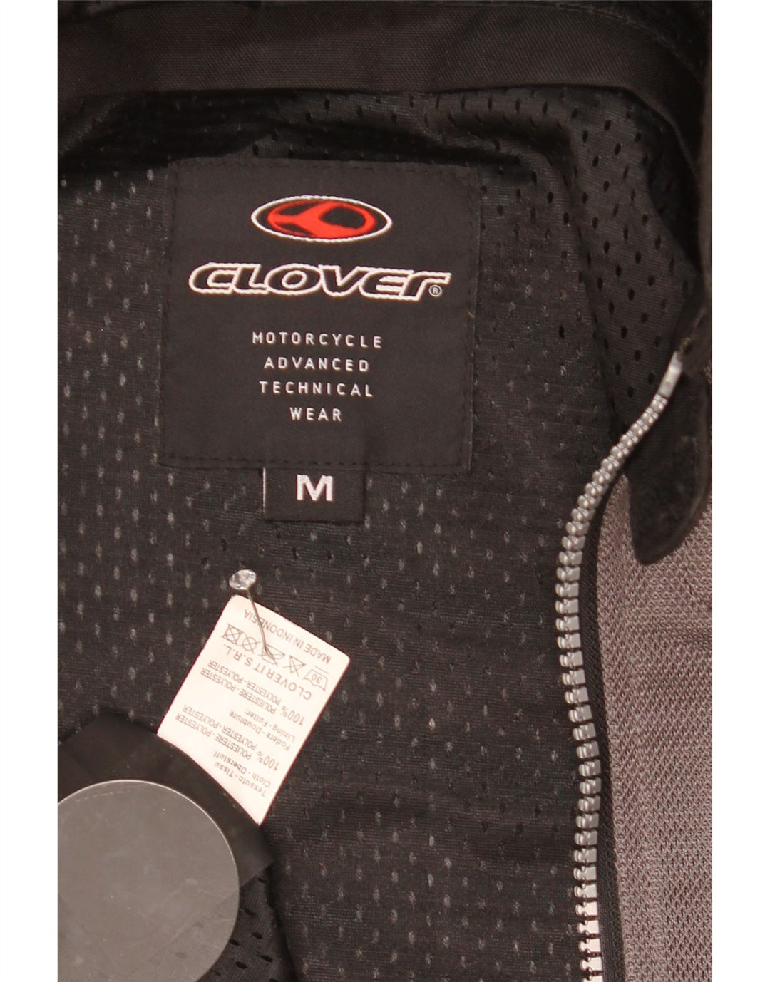 Женская мотоциклетная куртка Clover UK 14, средний серый цвет с цветными блоками