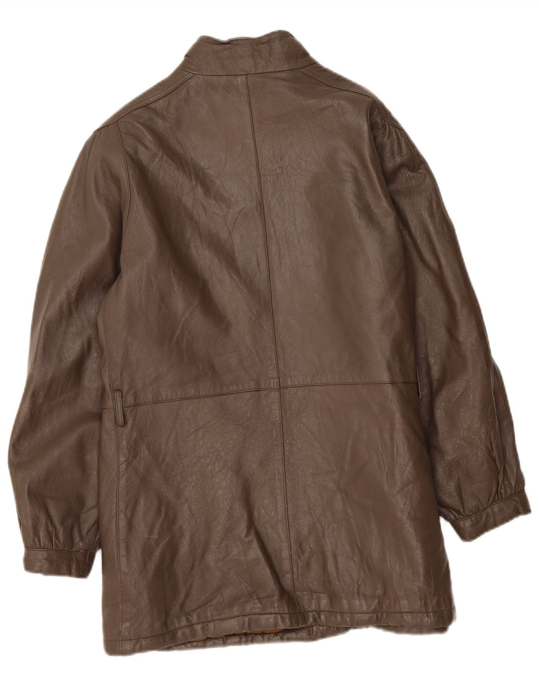 Винтажная женская кожаная куртка IT 44 Medium Grey